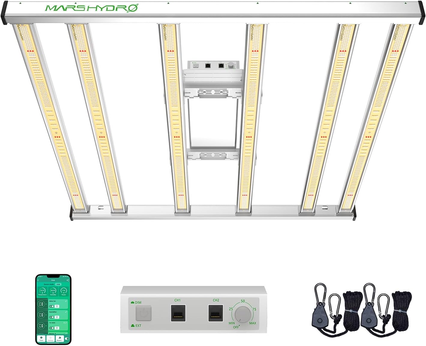 MARS HYDRO FC-E4800 LED Grow Light for professional cannabis cultivation
